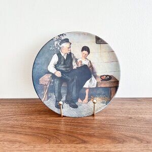 1979 Rockwell Plate | Lighthouse Keeper’s Daughter Vintage Heritage Art
